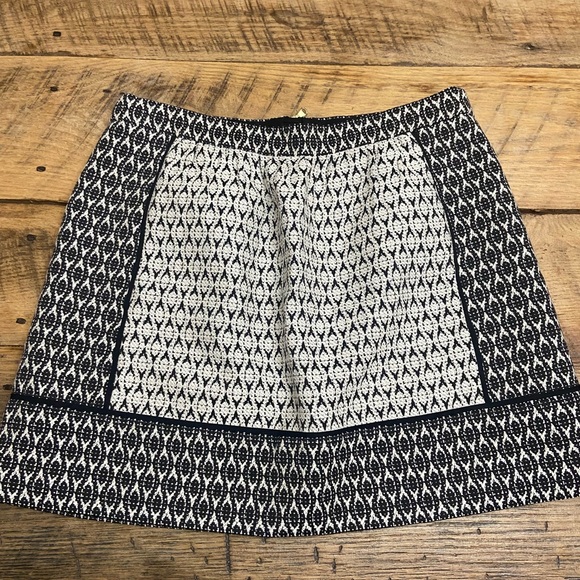 J. Crew Textured Block Print Mini Skirt - Picture 2 of 8
